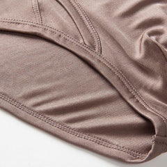 Silk Briefs for Men Coffee