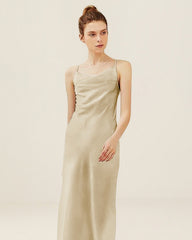Silk Camisole Nightgown Champagne