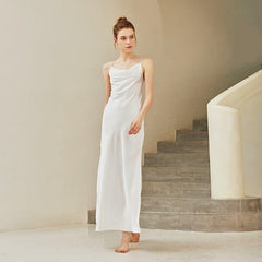 Silk Camisole Nightgown Ivory