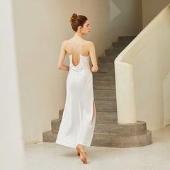 Silk Camisole Nightgown Ivory