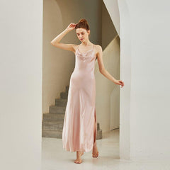 Silk Camisole Nightgown Pink
