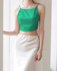 Silk Camisole with Built-In Bra