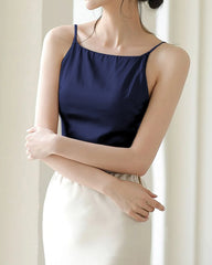 Silk Camisole with Built-In Bra