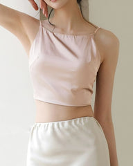 Silk Camisole with Built-In Bra