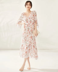 Silk Garden Party Dress
