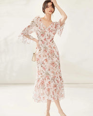 Silk Garden Party Dress