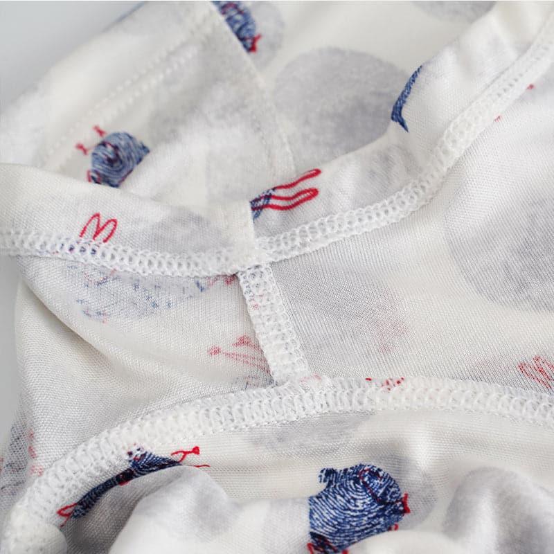 Silk Painted Design Men's Boxer Brief