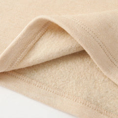 Silk Thermal Mock-Neck Top Beige