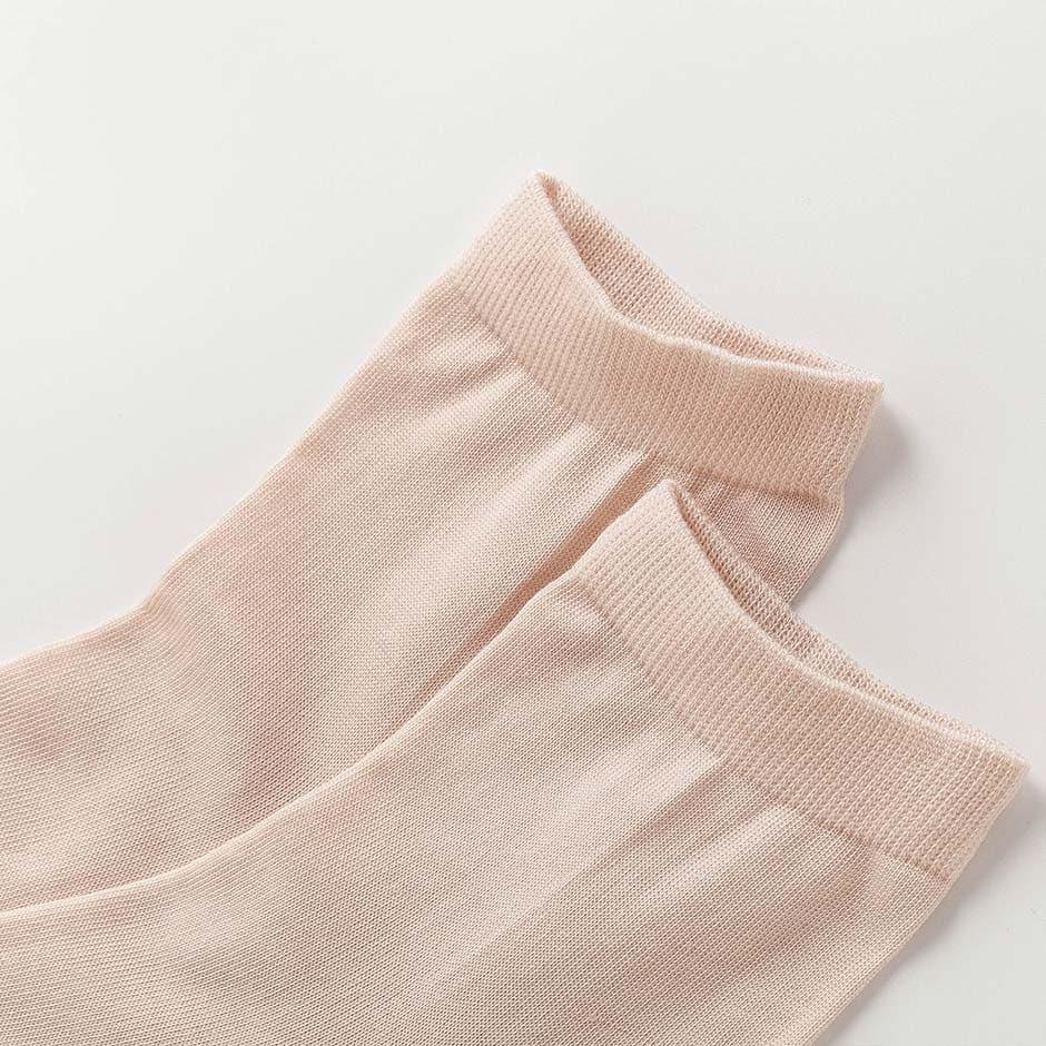 Skin-friendly Women's Silk Socks Beige