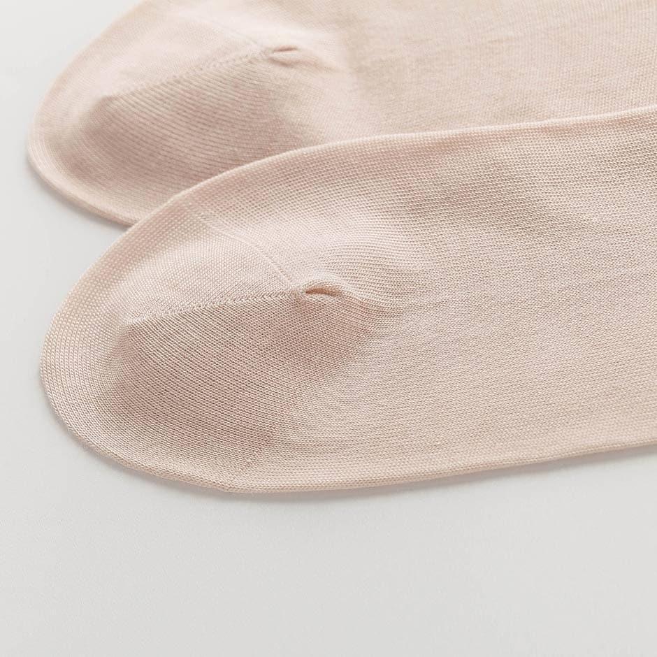 Skin-friendly Women's Silk Socks Beige