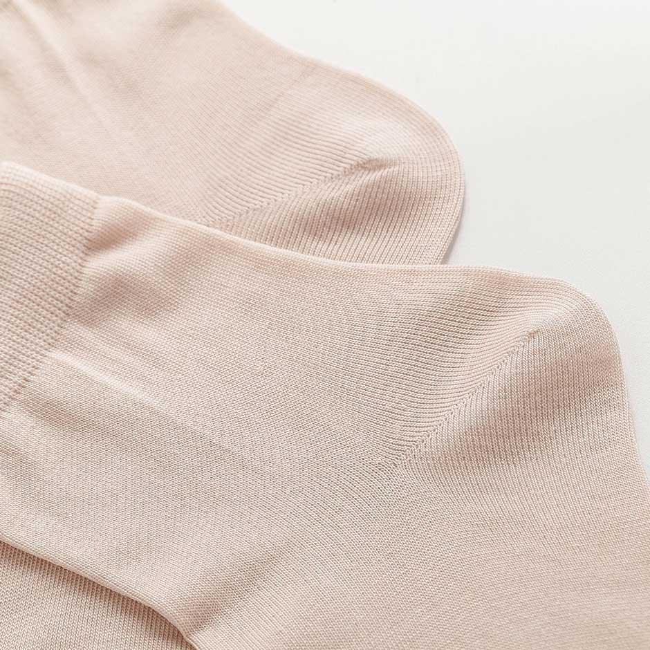 Skin-friendly Women's Silk Socks Beige