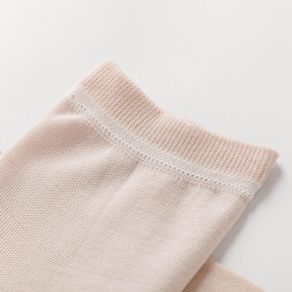 Skin-friendly Women's Silk Socks Beige
