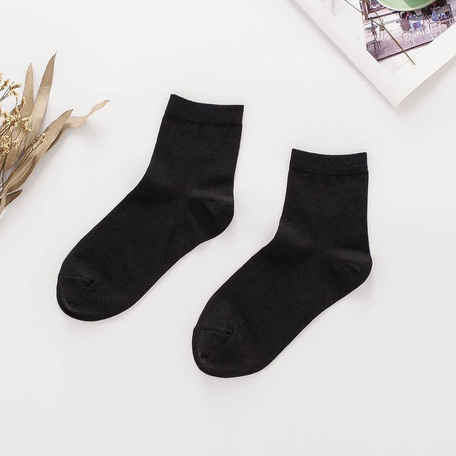 Skin-friendly Women's Silk Socks Black