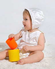 Sleeveless Baby Silk Onesies