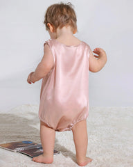 Sleeveless Baby Silk Onesies