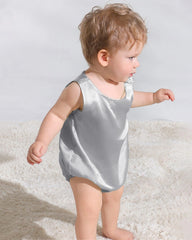Sleeveless Baby Silk Onesies