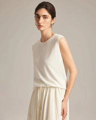 Sleeveless Silk Jersey