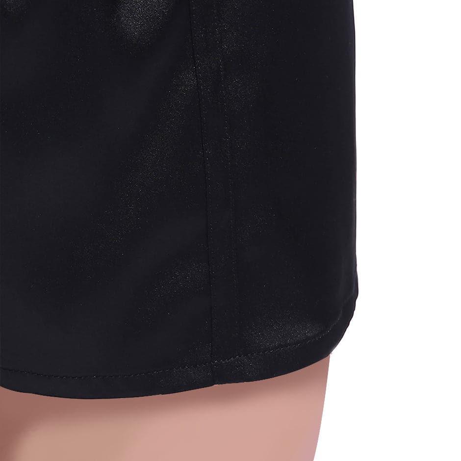 Soft Comfy Fitted Draping Silk Boxer for Men Black