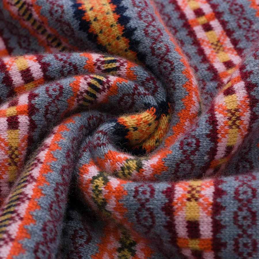 Striped Round Collar Cashmere Sweater