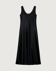Triacetate Bias Cut Sleeveless Maxi Dress