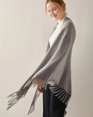 Triangular Tassel Cashmere Scarf