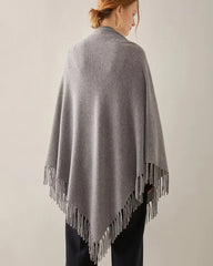 Triangular Tassel Cashmere Scarf