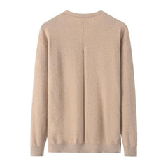 V-Neck Women Cashmere Sweater Camel