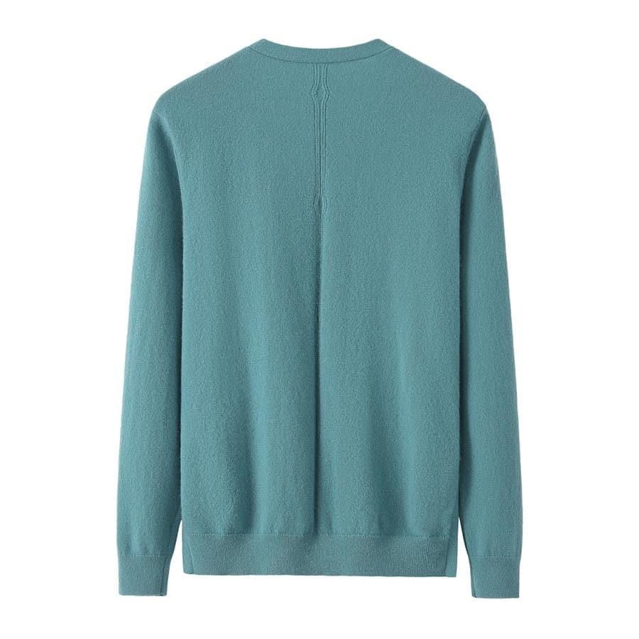 V-Neck Women Cashmere Sweater Green