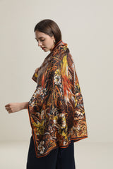 Vintage Tiger Silk Scarf