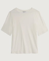 Washable Silk Jersey Crew Neck T Shirt
