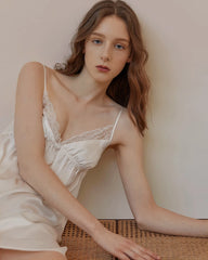 Washable Silk Lace Nightgown