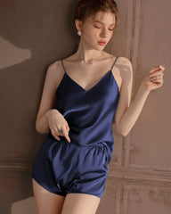 Washable Silk PJ Shorts Set