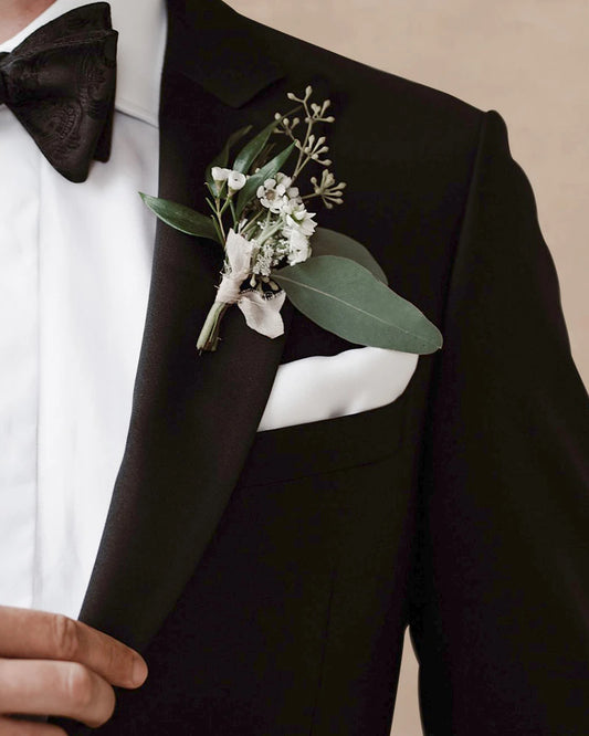 Washable Silk Pocket Square for Suits