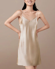 Washable Silk Slip Nightgown