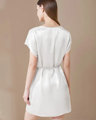 Washable Silk and Lace Pajama Dress