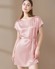 Washable Silk and Lace Pajama Dress