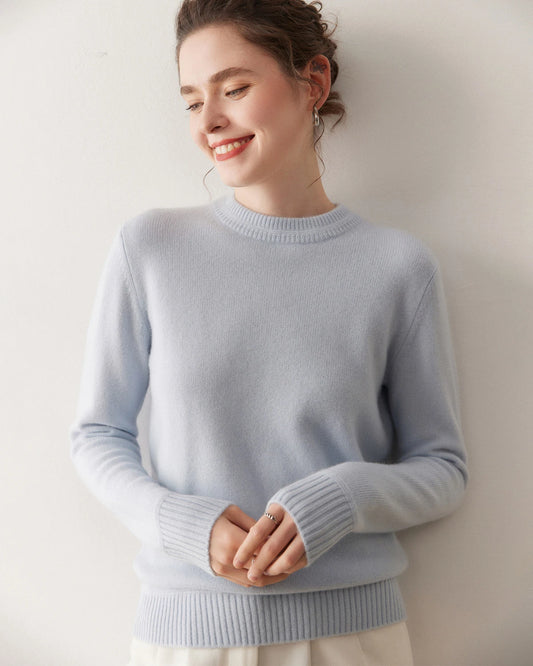 Women's Essential Crew Neck Cashmere Sweater