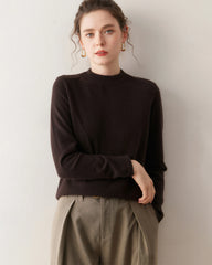 Women's Half Mock Neck Cashmere Sweater