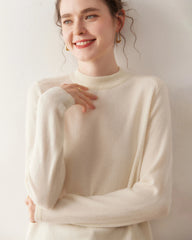 Women's Half Mock Neck Cashmere Sweater