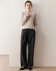 Women's Half Mock Neck Cashmere Sweater