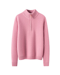 Women’s Half Zip Cashmere Pullover Sweater