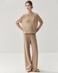 Women's Lightweight Crew Neck Cashmere Sweater