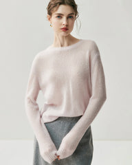 Women's Lightweight Crew Neck Cashmere Sweater