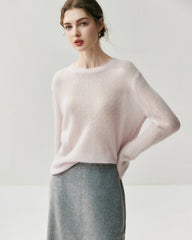 Women's Lightweight Crew Neck Cashmere Sweater