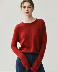 Women's Lightweight Crew Neck Cashmere Sweater