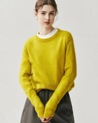 Women's Lightweight Crew Neck Cashmere Sweater