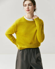 Women's Lightweight Crew Neck Cashmere Sweater