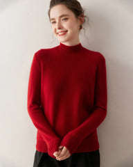 Women’s Mock Neck Cashmere Sweater