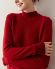 Women’s Mock Neck Cashmere Sweater