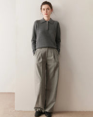 Women's Polo Neck Cashmere Sweater